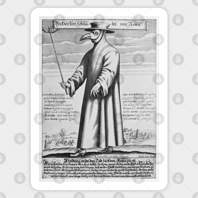 Plague Doctor Sticker by Historia